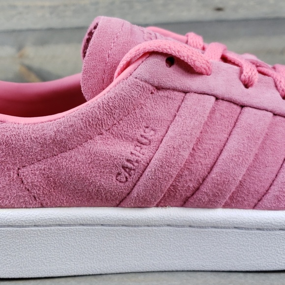 adidas Campus Stitch and Turn Pink Suede Sneakers - Picture 8 of 8
